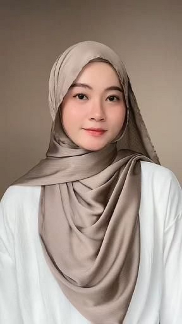 Model hijab satin silk