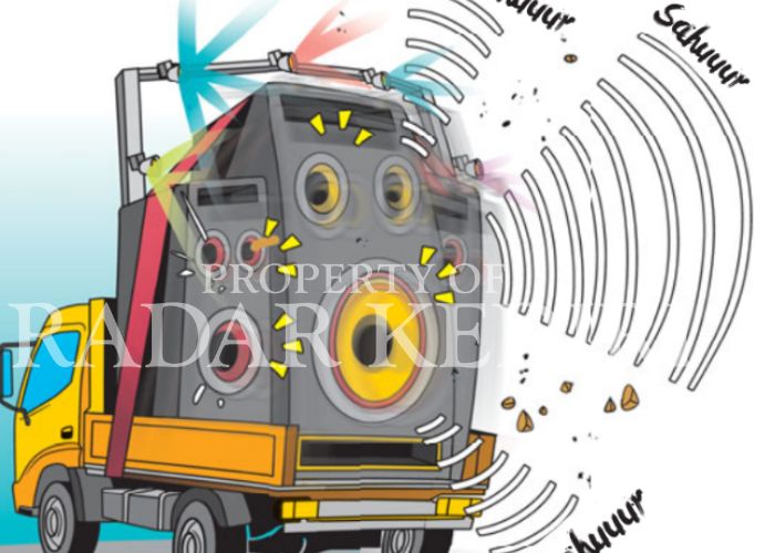 ILUSTRASI: Sound horeg.