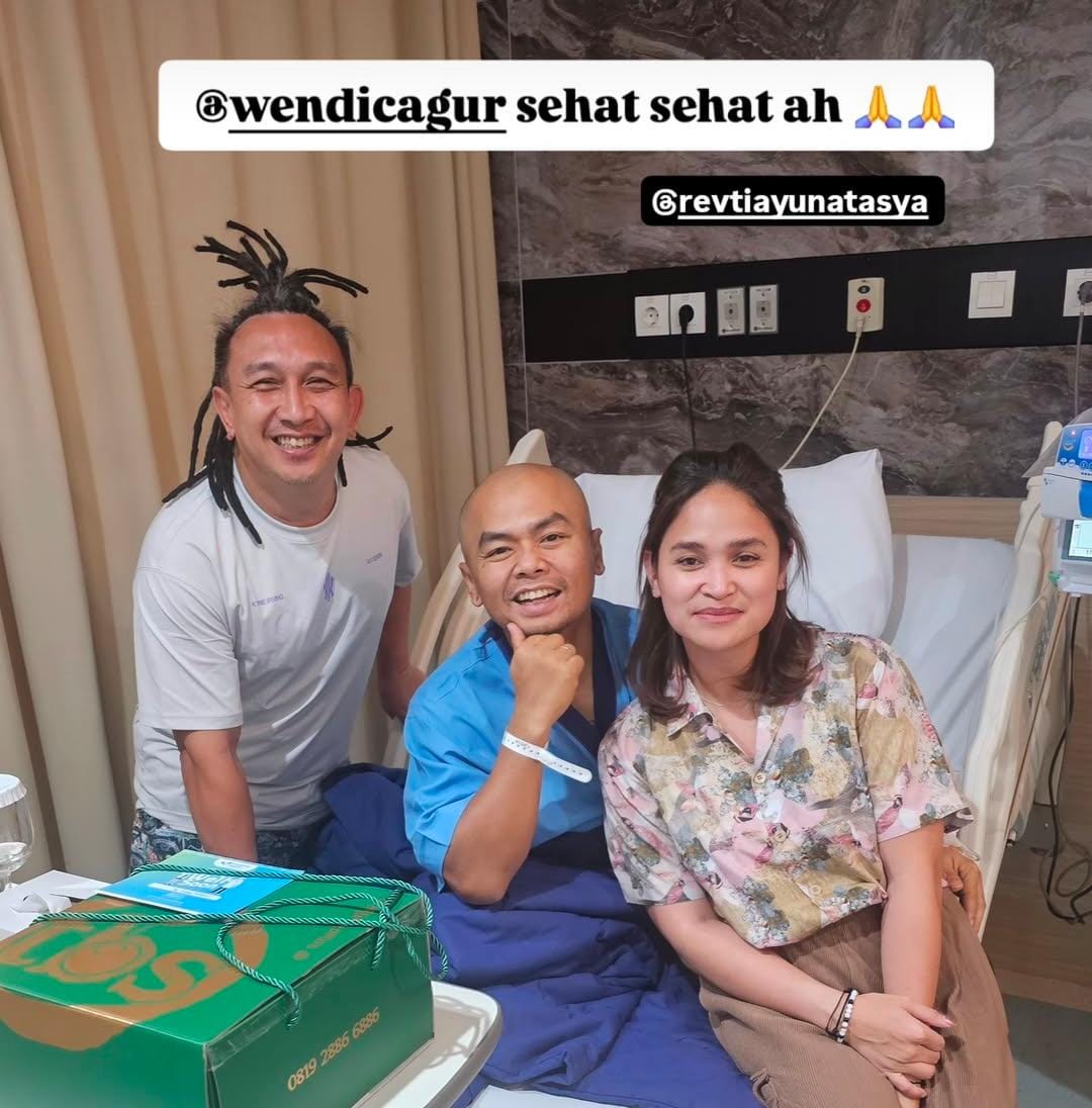 Wendy Cagur tiba-tiba dirawat di rumah sakit karena mengalami GERD