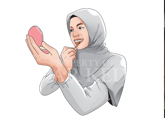 ILUSTRASI: Kecantikan menggunakan pelembab.