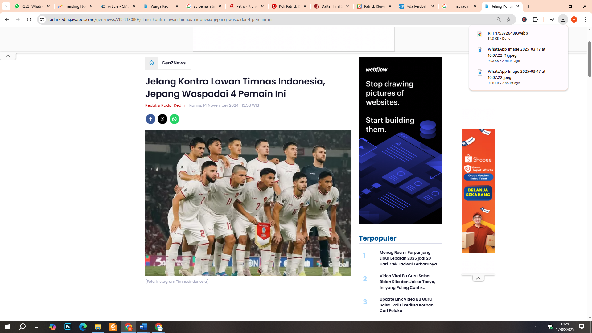 Pemain Timnas Indonesia