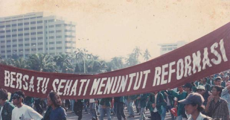 Ilustrasi menuntut reformasi