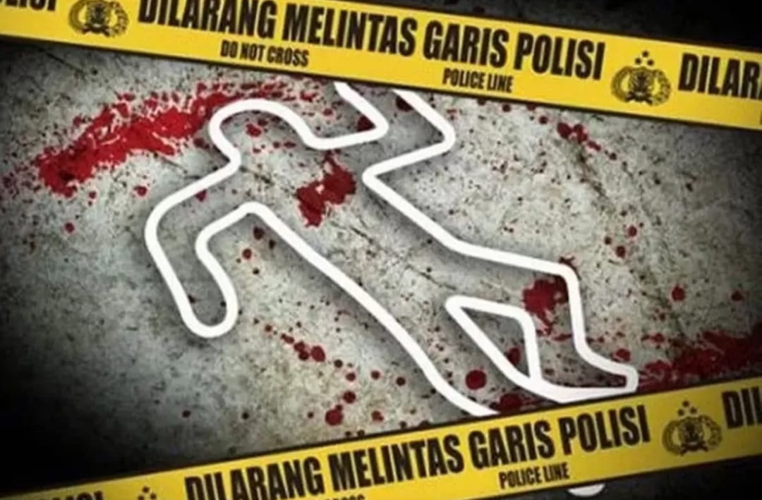 Ilustrasi garis polisi kecelakaan.