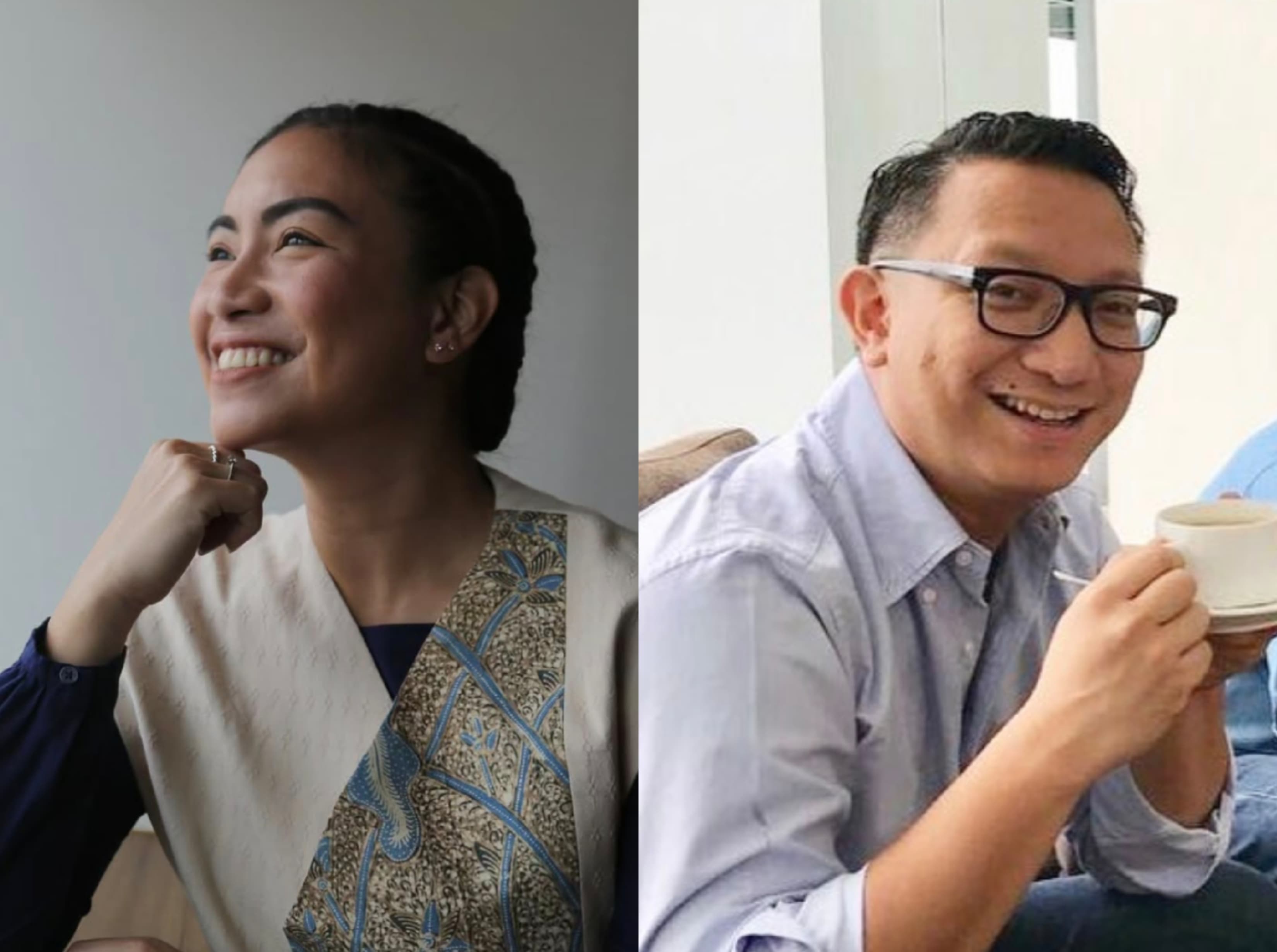 Foto Aryo Djojohadikusumo dan Rahayu Saraswati Djojohadikusumo