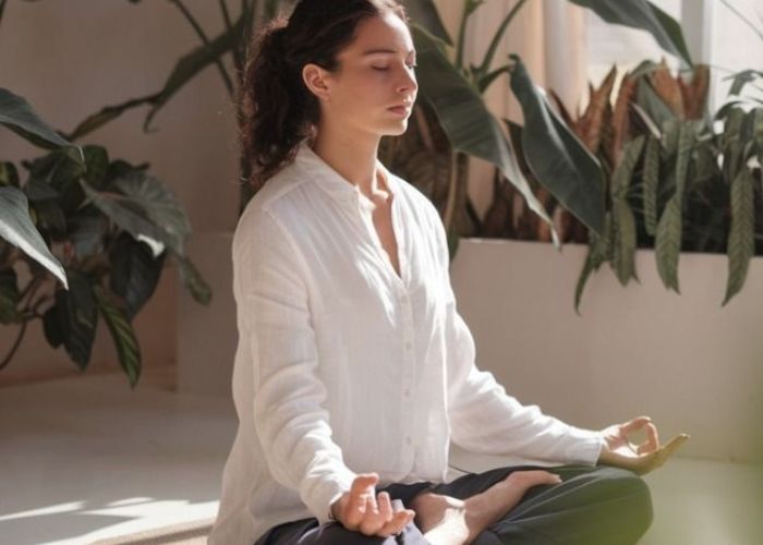 Ilustrasi orang yang sedang terapi.