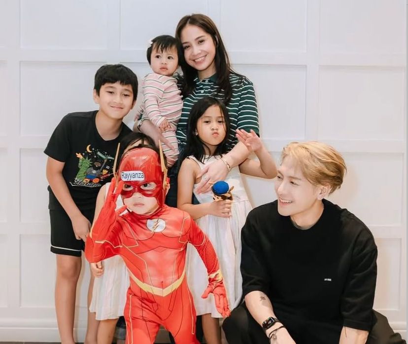 Jackson Wang bersama Nagita Slavina.