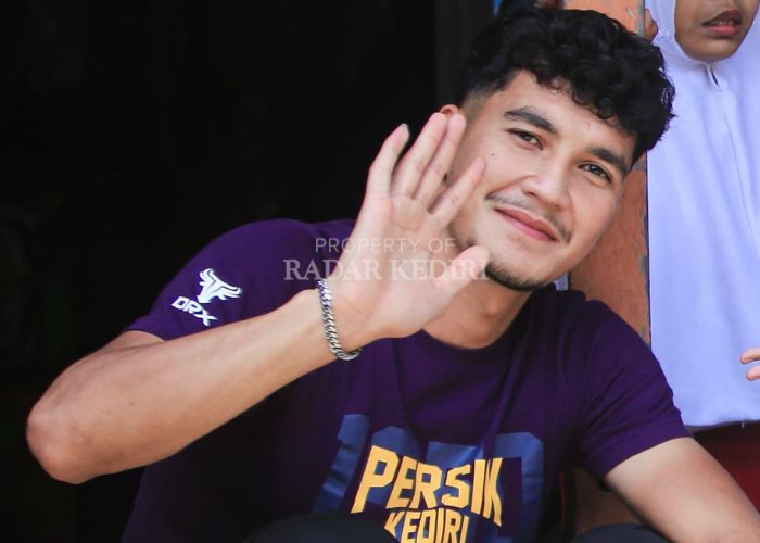 Pemain Persik Kediri Zikri Ferdiansyah.