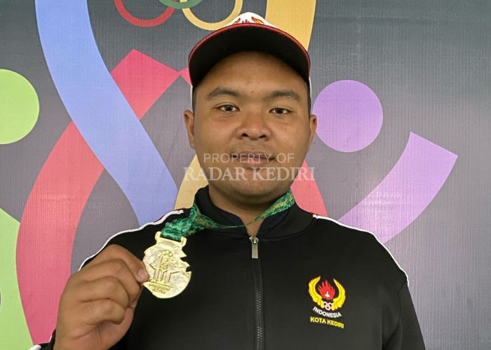 Maulana Dimas Satria, Atlet Tolak Peluru dan Lempar Cakram Kota Kediri.
