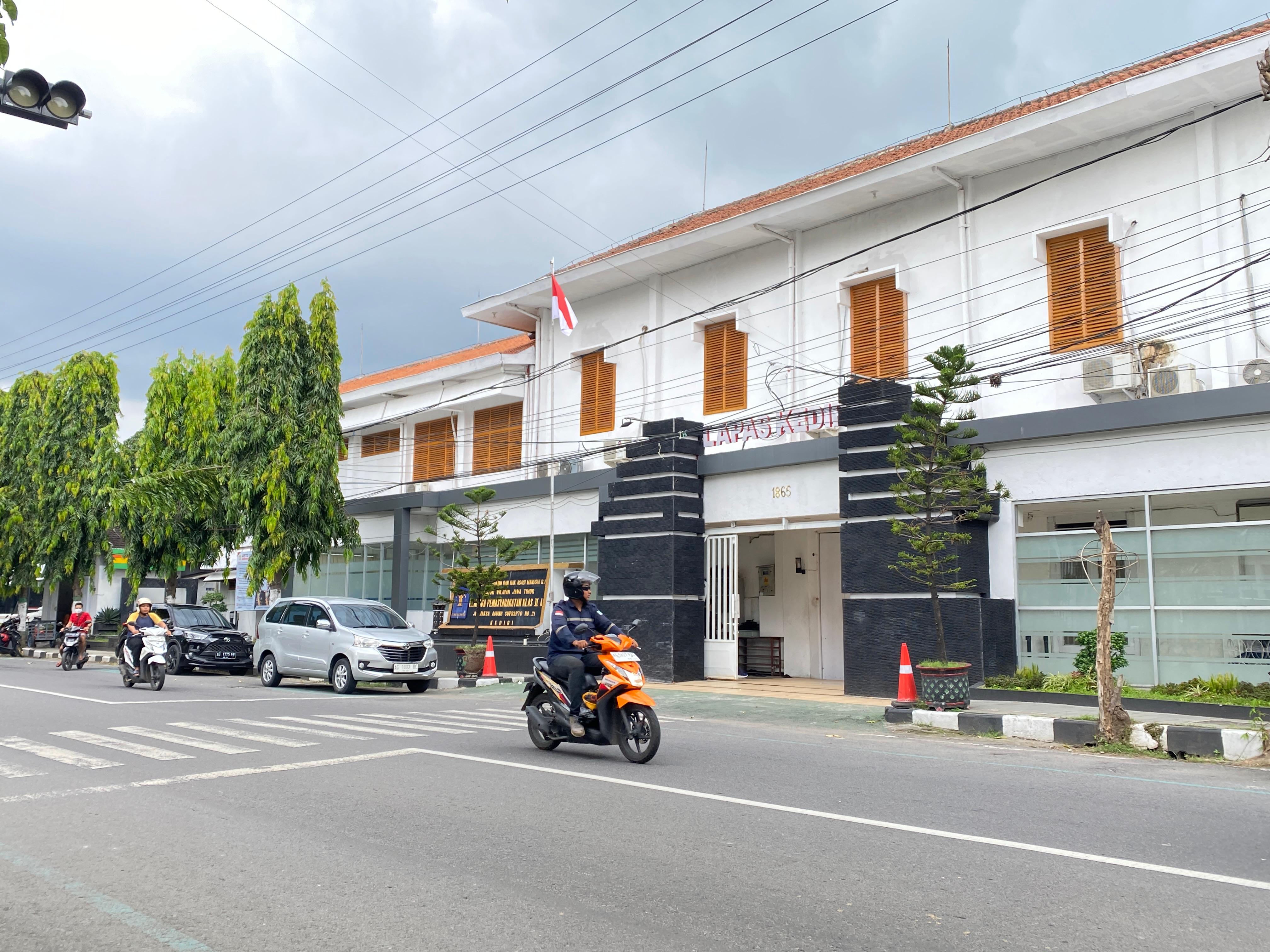 LENGANG: Lapas Kediri akan memperketat pengamanan saat Lebaran nanti.