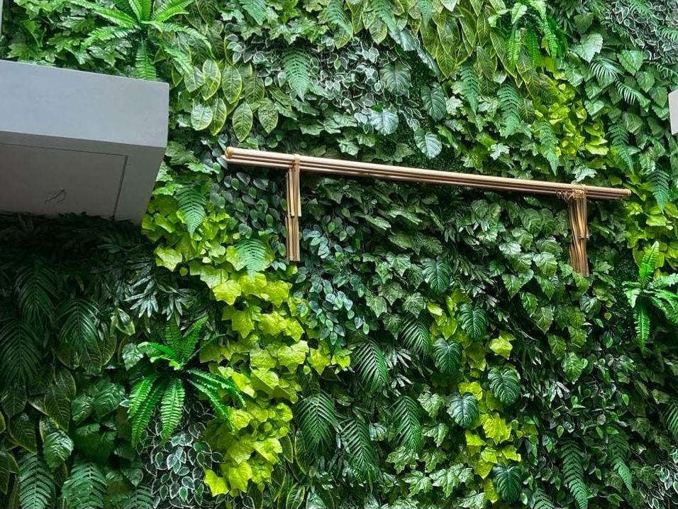 Salah satu vertical garden yang cocok untuk halaman sempit.
