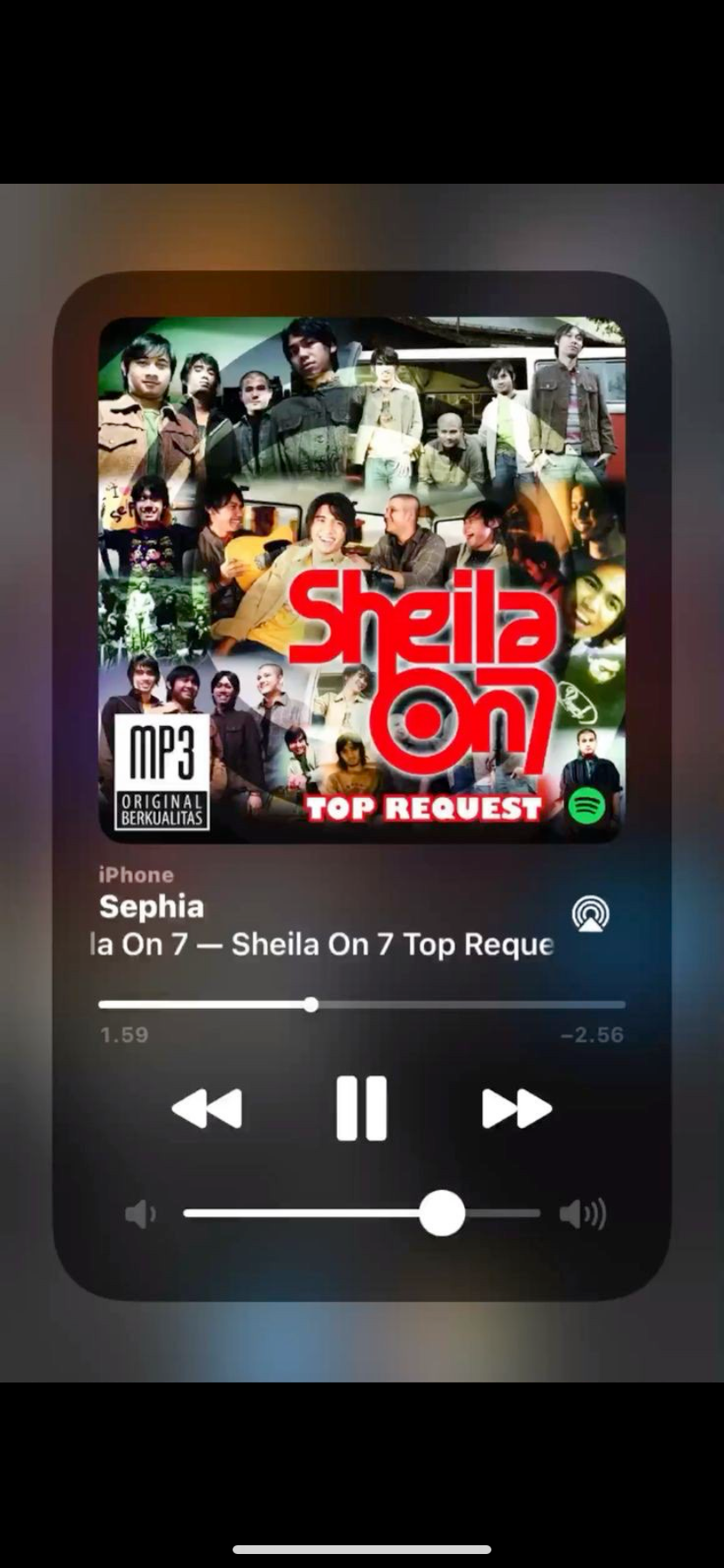 Lagu Sephia milik Sheila on 7