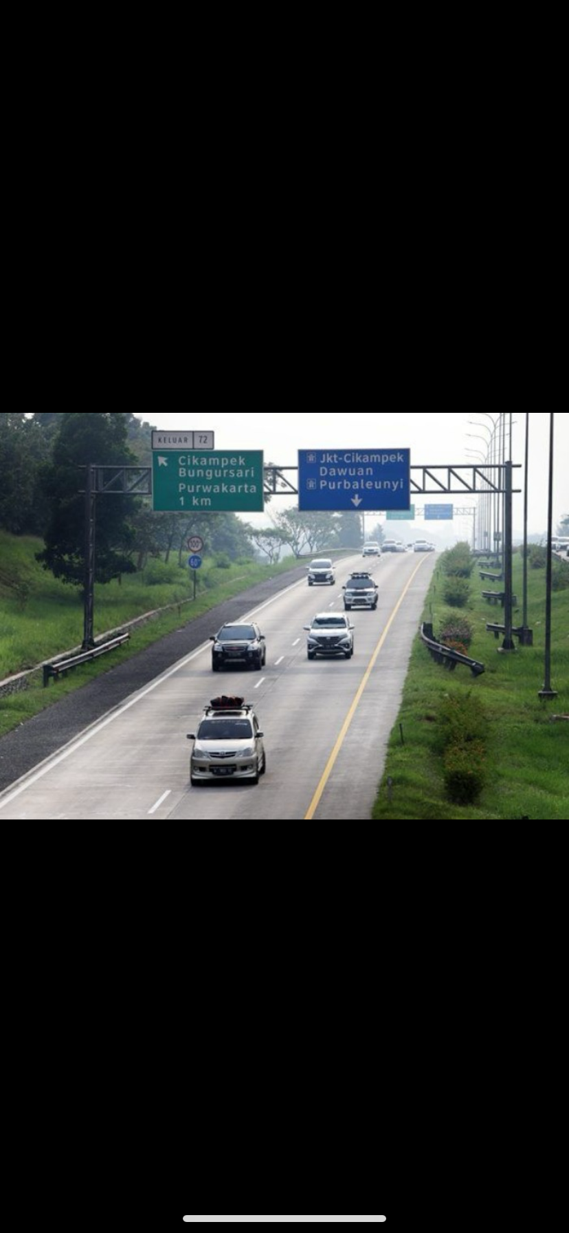 Suasana mudik Lebaran