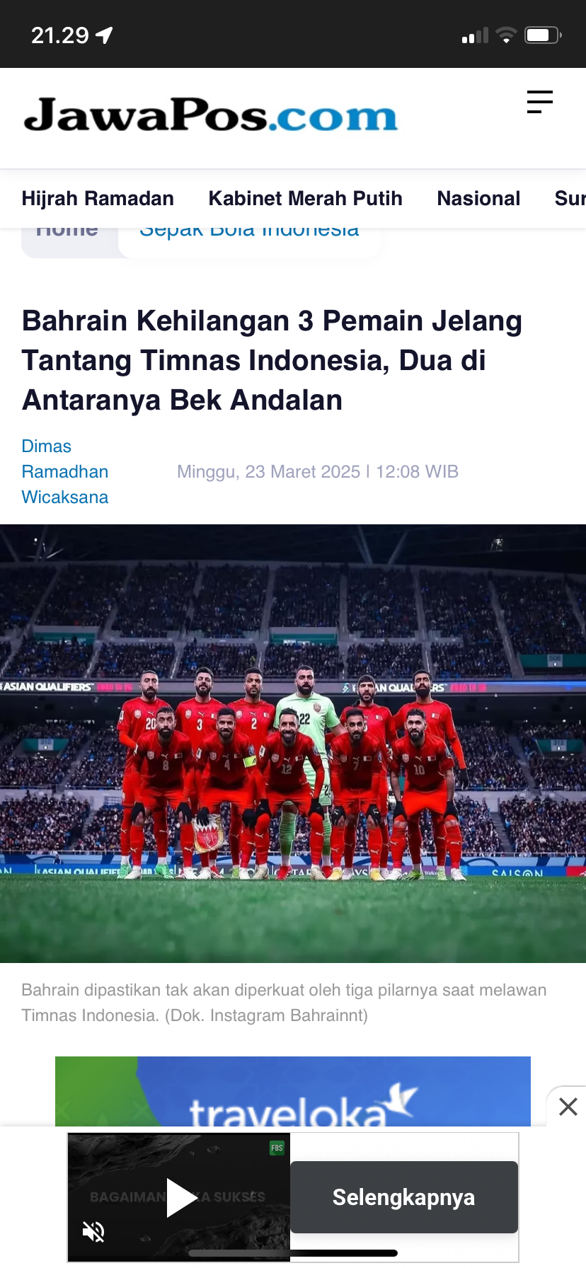 Timnas Bahrain