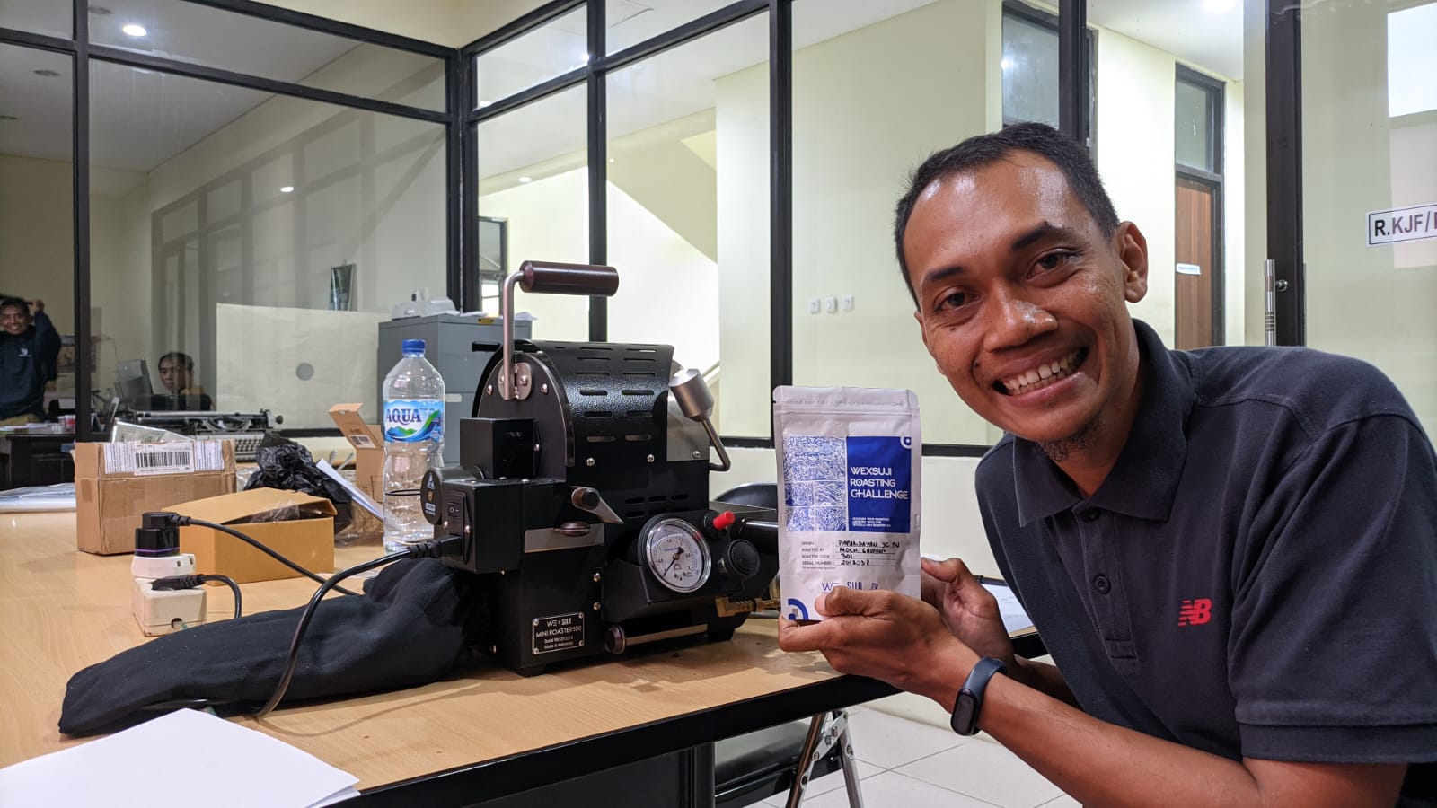 Roaster Mochamad Gufron (Sumber : Dokumen Jawa Pos Radar Kediri