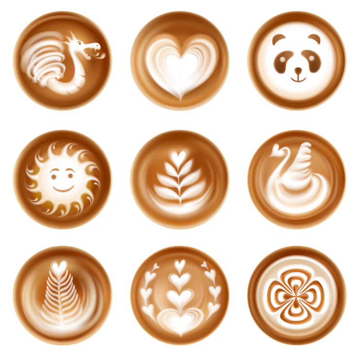 Latte Art, Seni Ciptakan Pola di Permukaan Kopi (Freepik.com)