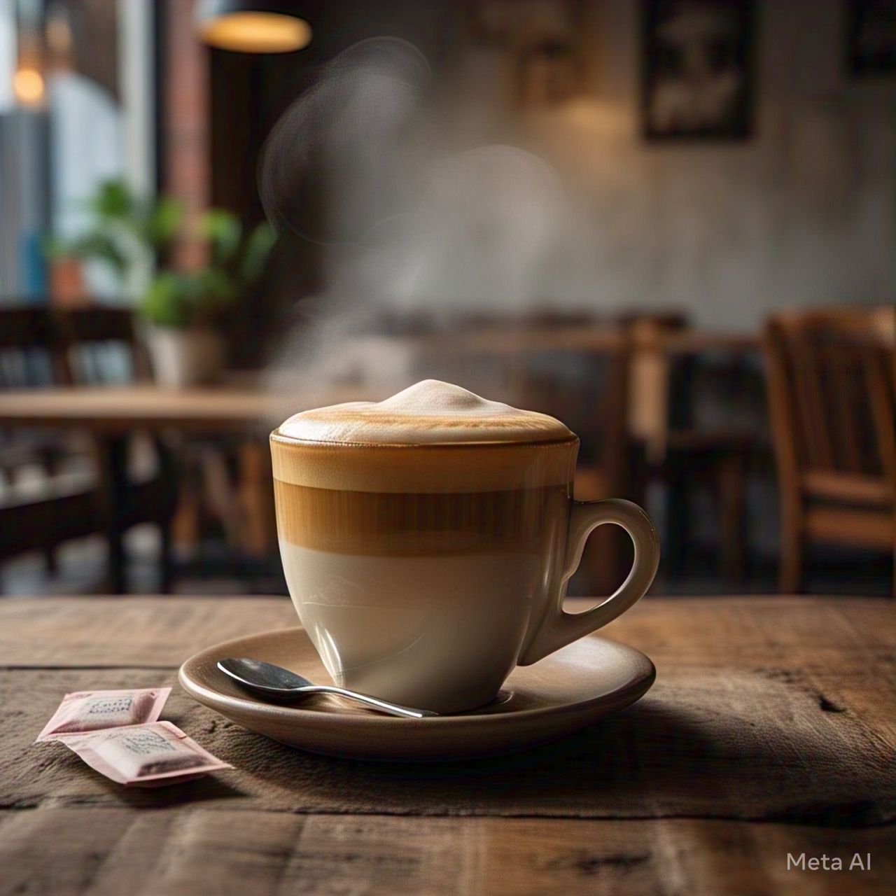 Ilustrasi Cappucino (Meta AI)