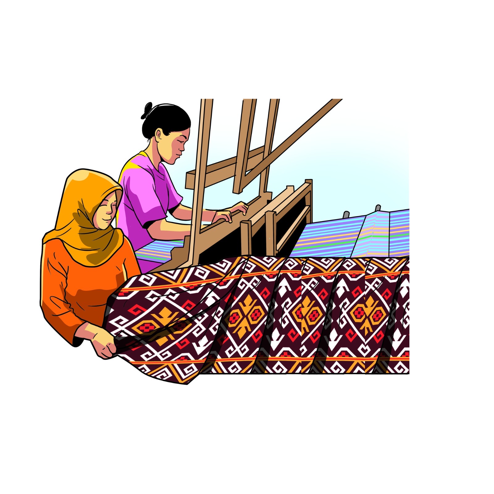 Pemasaran Kampung Tenun Ikat Bandarkidul Kediri Terkendala Wisata yang Belum Terkoneksi