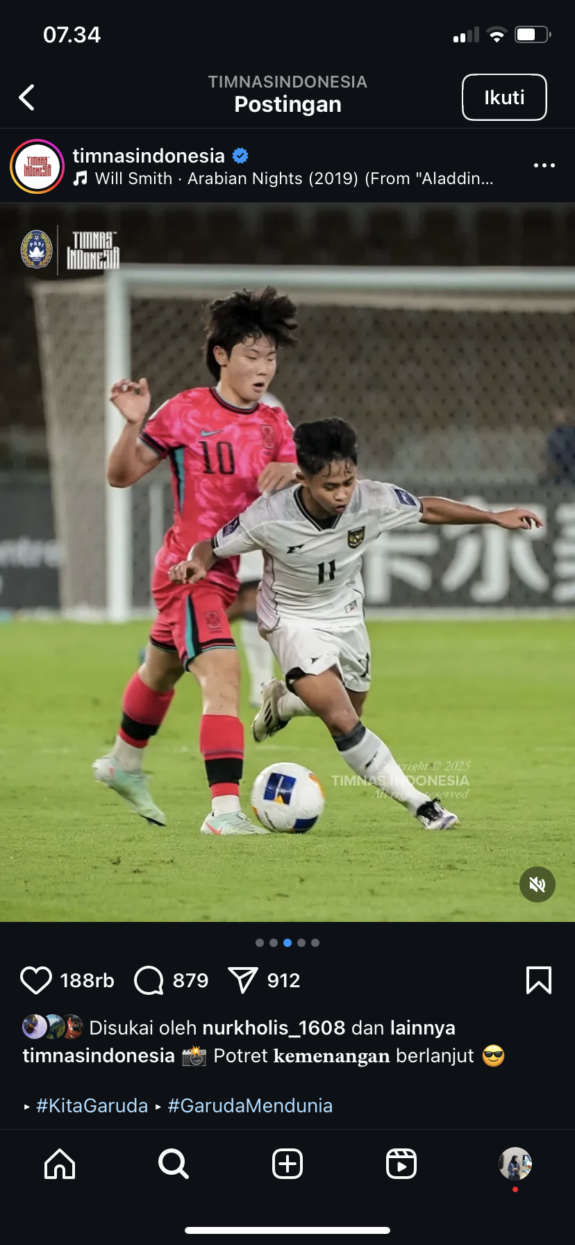 Timnas Indonesia U-17 vs Korea Selatan U-17