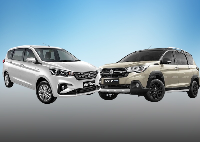 Perbandingan Suzuki Ertiga vs Suzuki XL7.