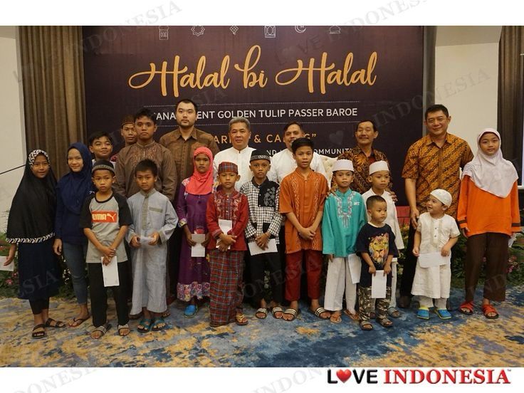 Ilustrasi halalbihalal di Hari Raya Idul Fitri.