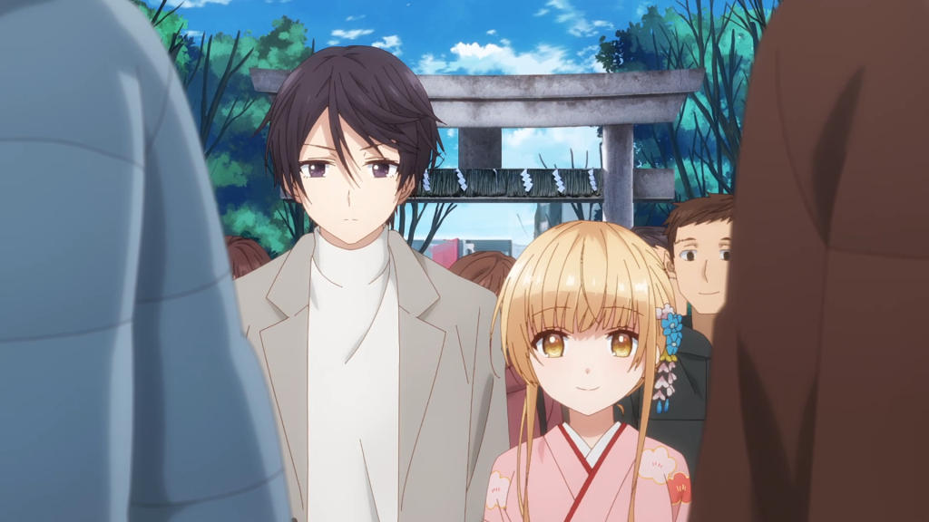 Salah satu adegan atau scene khas yang sering terdapat dalam anime