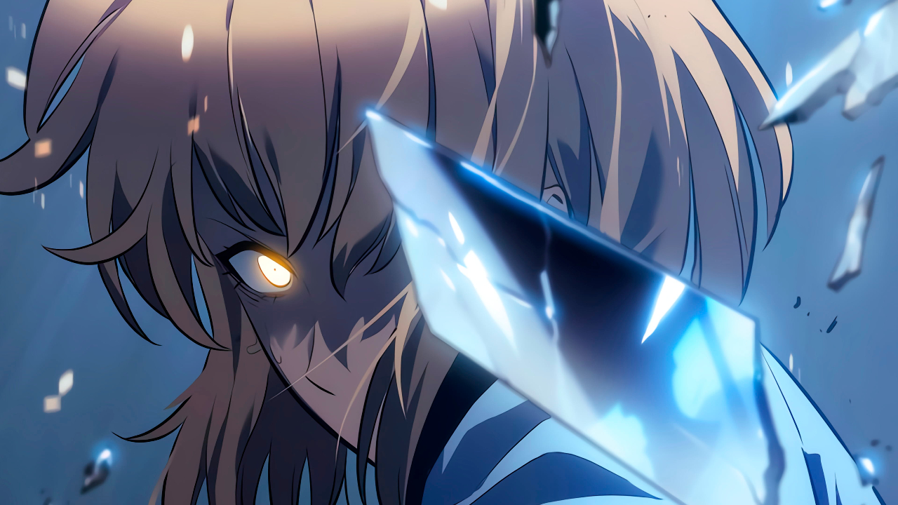 Hunter terkuat di anime dan manhwa Solo Leveling.