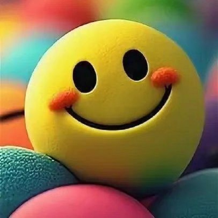 Emoji tersenyum