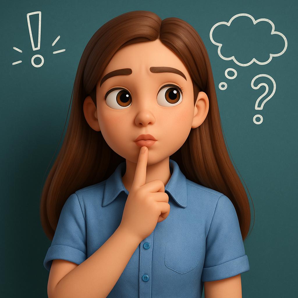 Ekspresi orang sedang berpikir ketika ada orang berbohong.