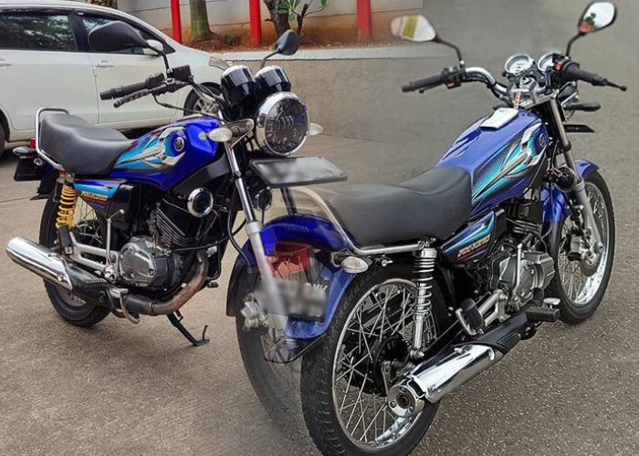 Motor Yamaha RX king peredam yang banyak dicari oleh para kolektor.