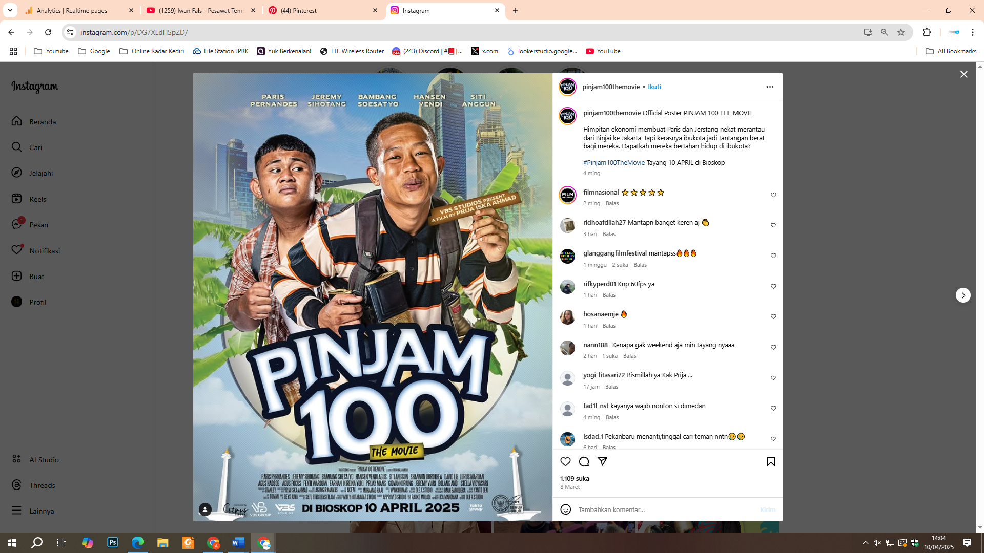 Pinjam 100 The Movie