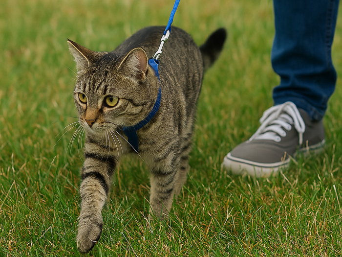 Kucing rumahan perlu bermani di luar?