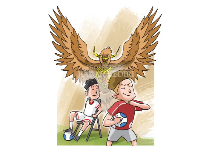 Euforia timnas Indonesia.