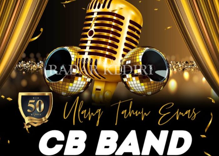PANGGUNG AKBAR: CB Band siap beraksi di ulang tahun ke 50 di Kediri.