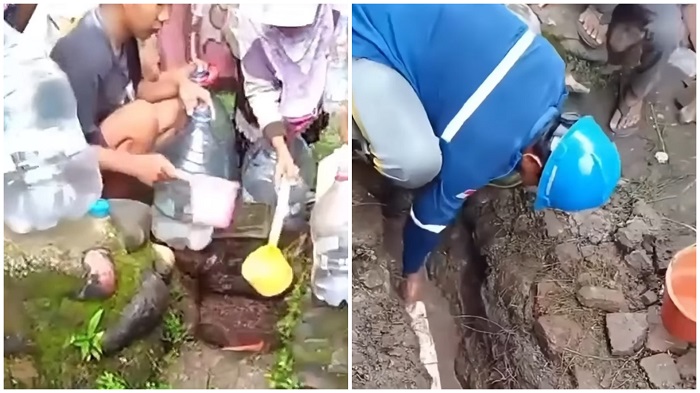Heboh Air Ajaib Muncul Mendadak di Pekalongan, Warga Berebut Demi Ngalap Berkah