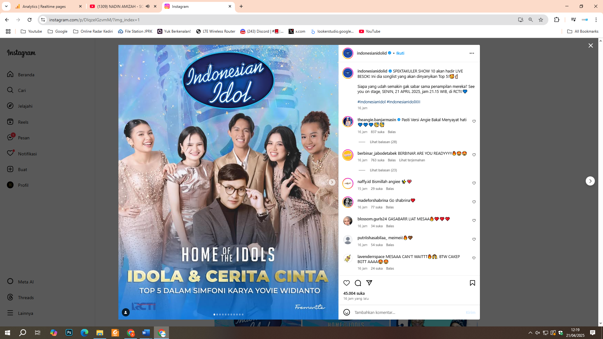 Peserta Indonesian Idol 2025