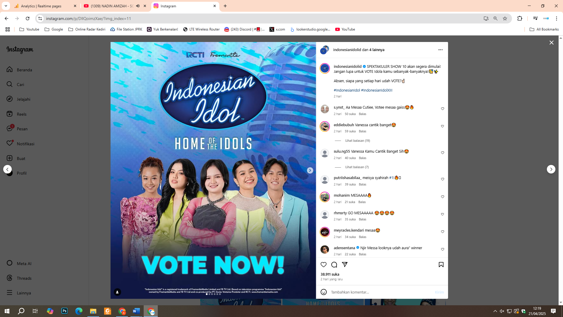 Kontestan Indonesian Idol 2025
