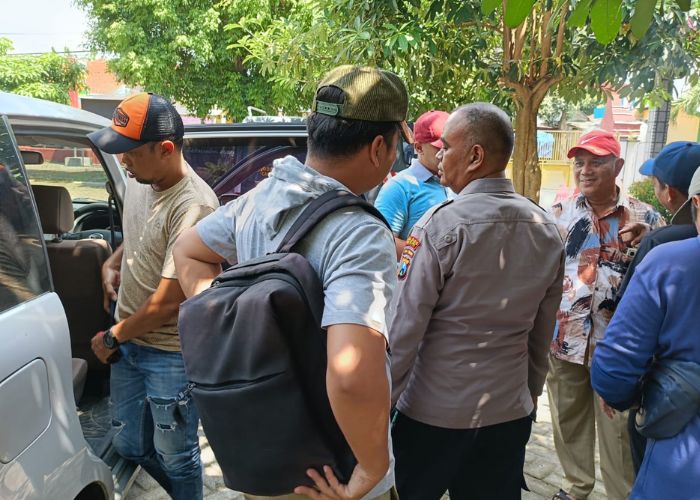 TKP: Polisi mendatangi lokasi kejadian di Desa Bringin, Kecamatan Badas.