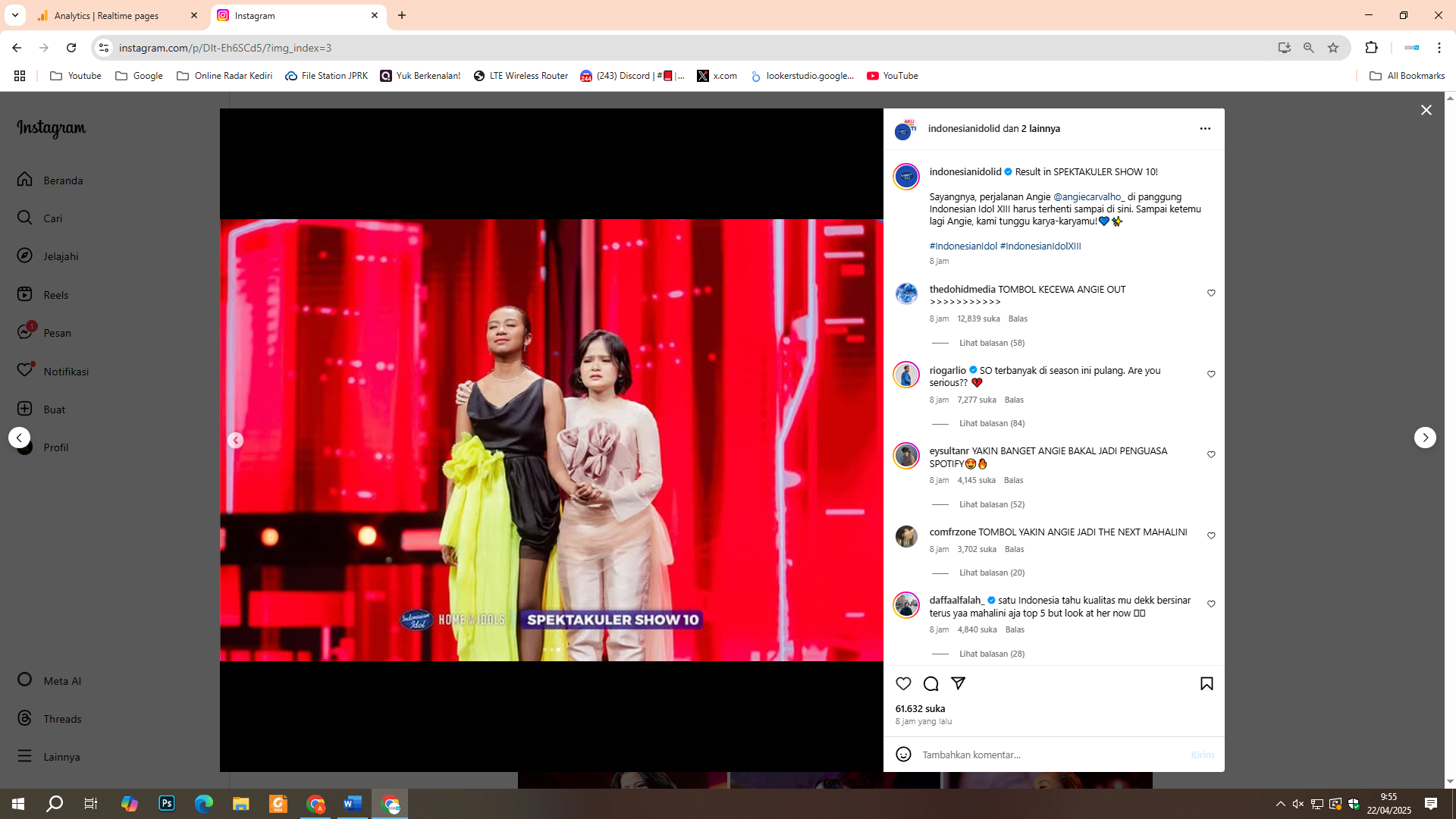 Angie Carbalho Indonesian Idol 2025