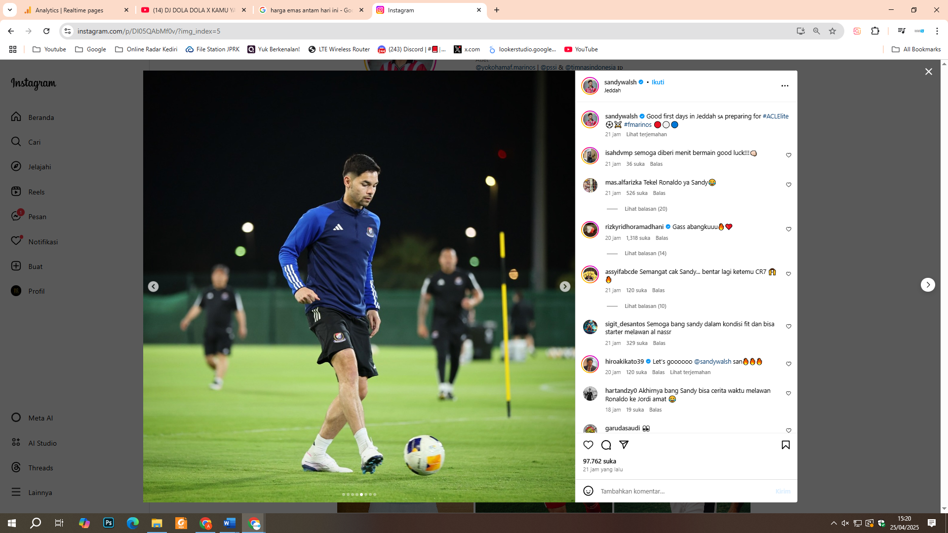 Sandy Walsh Akan Hadapi Cristiano Ronaldo di AFC Champions League Elite 2024-2025