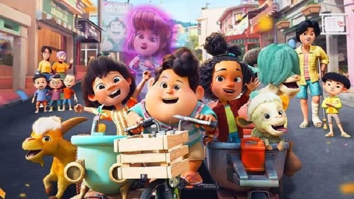 Film animasi karya anak bangsa berjudul JUMBO.