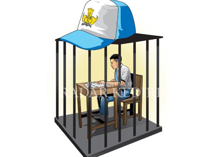 ILUSTRASI SISWA IKUT UJIAN