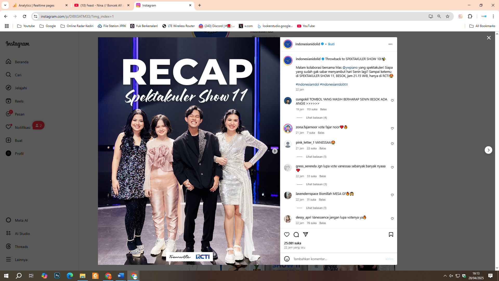 Kontestan Indonesian Idol 2025