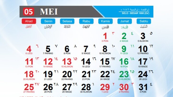 Tanggal 1 Mei Libur atau Tidak? Cek Daftar Tanggal Merah Bulan Depan