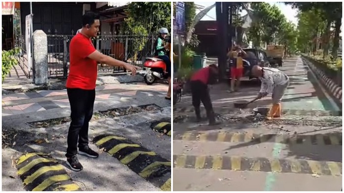 Usai Viral Polisi Tidur di Jalan Pemuda Klaten kini Dibongkar, Begini Kondisinya sekarang