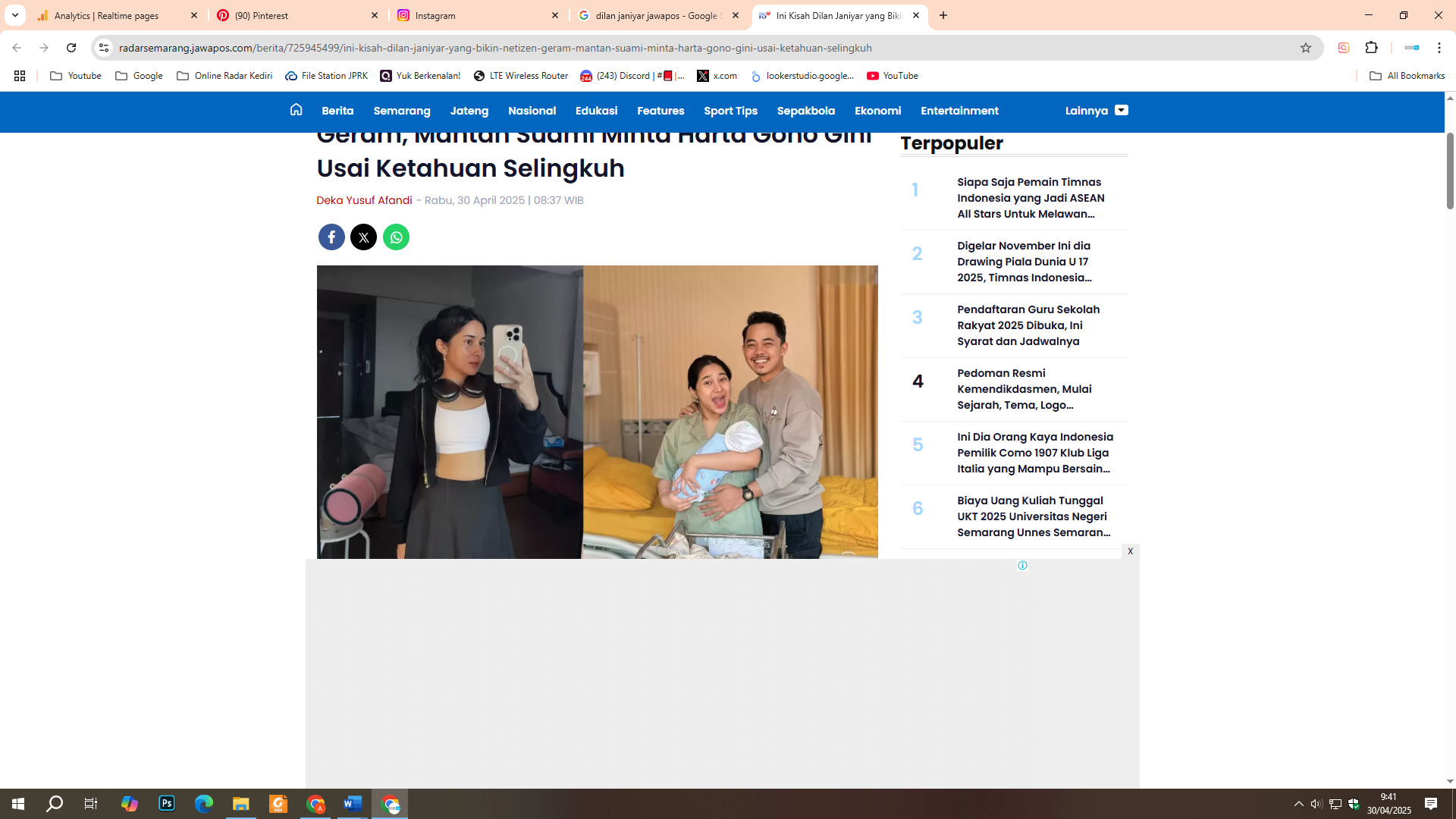 Safnoviar Tiasdi, mantan suami Dilan Janiyar