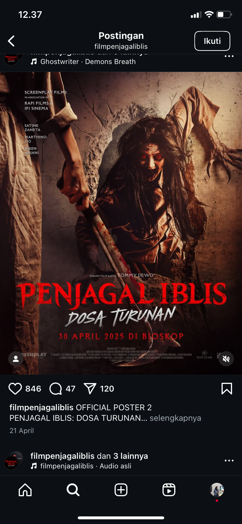 Film Penjagal Iblis