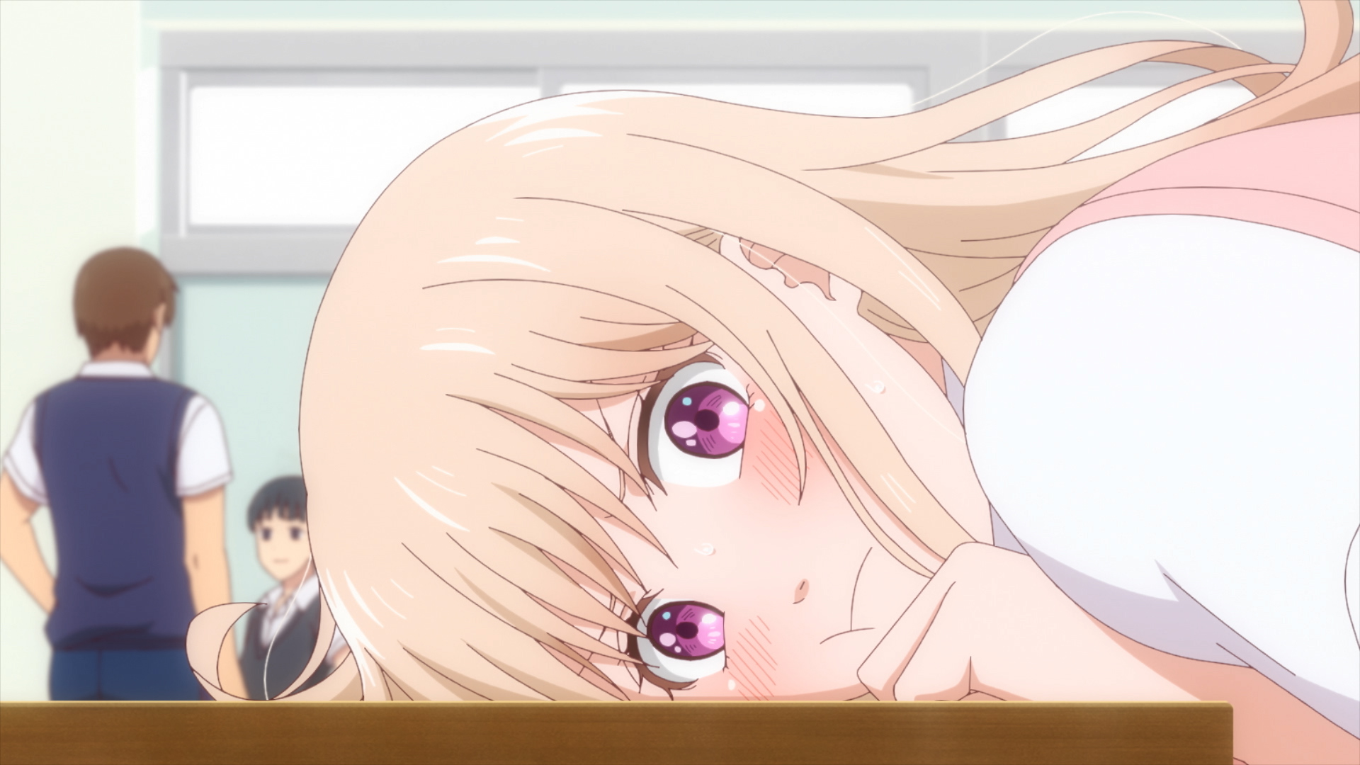 Kawaii Mona yang manis di romance Kuroiwa Medaka.