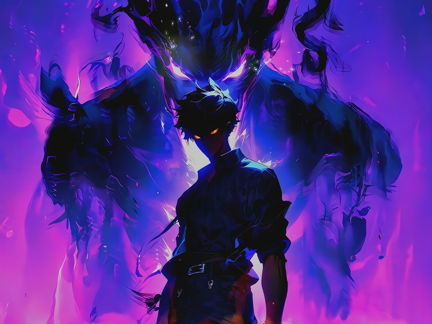 Shadow Monarch, salah satu entitas terkuat Solo Leveling.