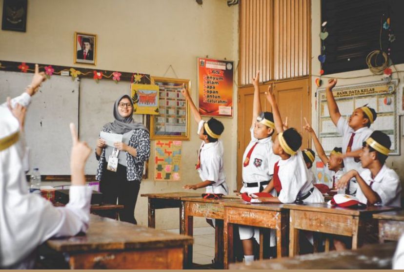 Ilustrasi siswa SD.