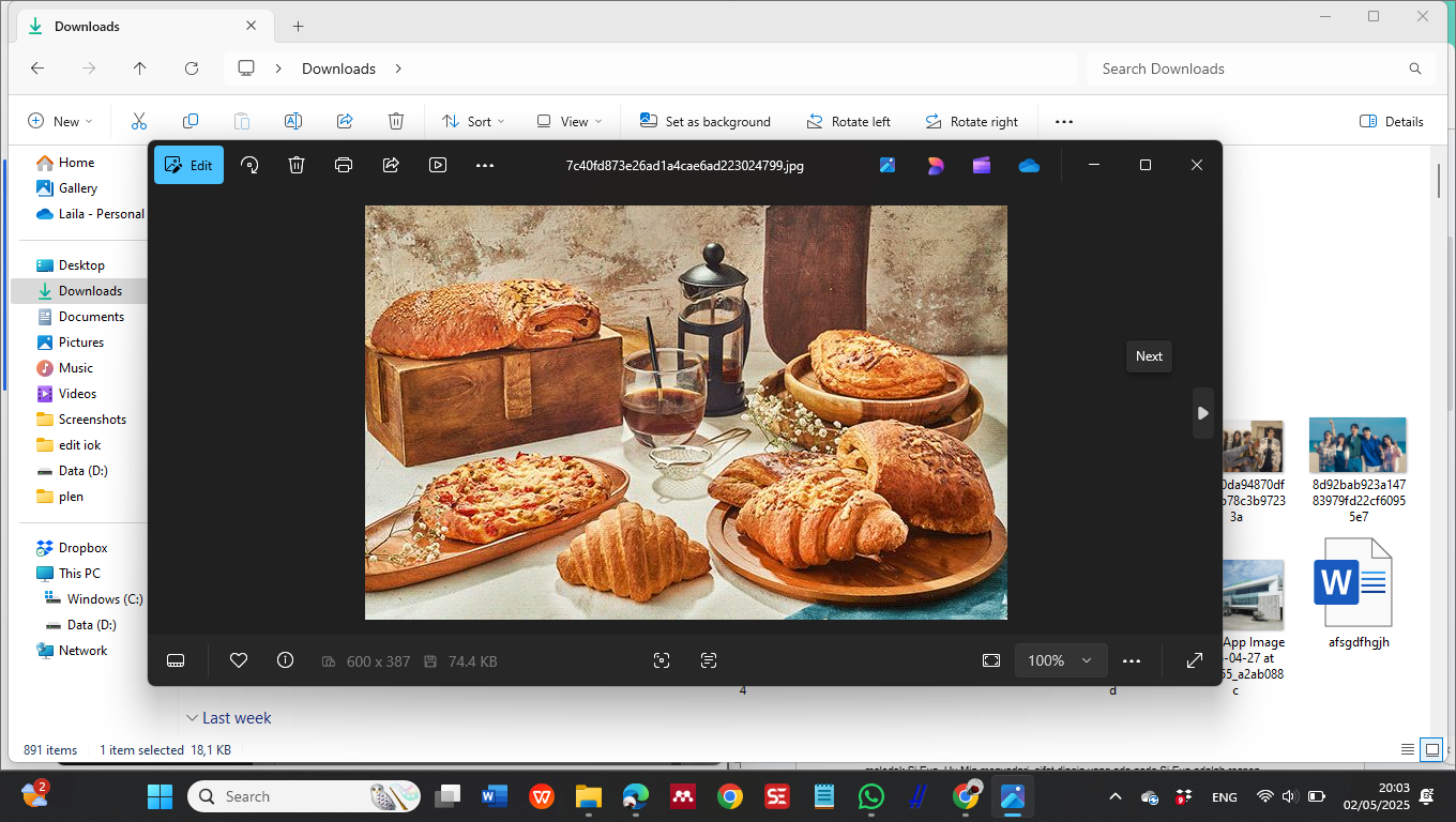 Ilustrasi Roti